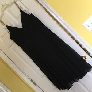 Donna Morgan Black Jewel Strap Dress